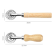 thumbnail image 4 of Rueda cortadora de masa, rueda profesional para hacer pasta con rodillo, para hacer fideos, ravioles y pizzas en la cocina, 4 of 4