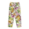 thumbnail image 5 of Naloa Butterflies2 Print Women’s Ultra-Soft Comfy Pajama Lounge Pants with Pockets & Drawstring, 5 of 8