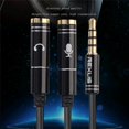 thumbnail image 3 of Headset Splitter Cable for PC 3.5mm Jack Headphones Adapter Convertors for PC 3.5mm Female with Headphone/Microphone, 3 of 6