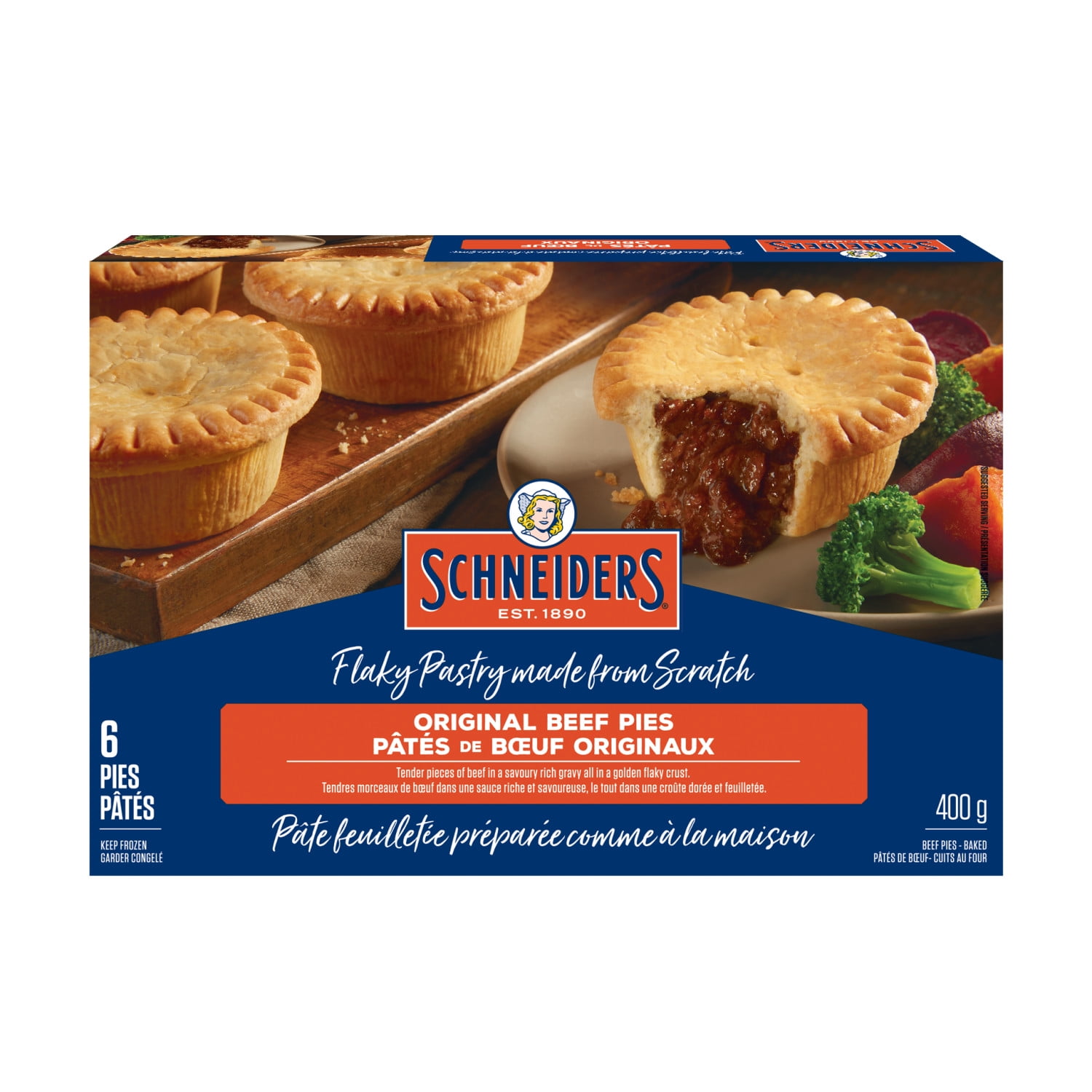 Schneiders Original Beef Pies, 400 g