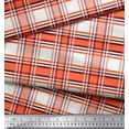 thumbnail image 3 of Soimoi polyester Crepe Fabric Gingham Check Decor Fabric Printed Yard 52 Inch Wide, 3 of 3