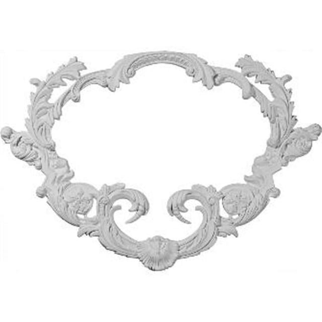 Ekena Millwork ONL26X16X01TU 26 In. W X 16.5 In. H X 1 In. P Architectural accent - Turin Center Onlay