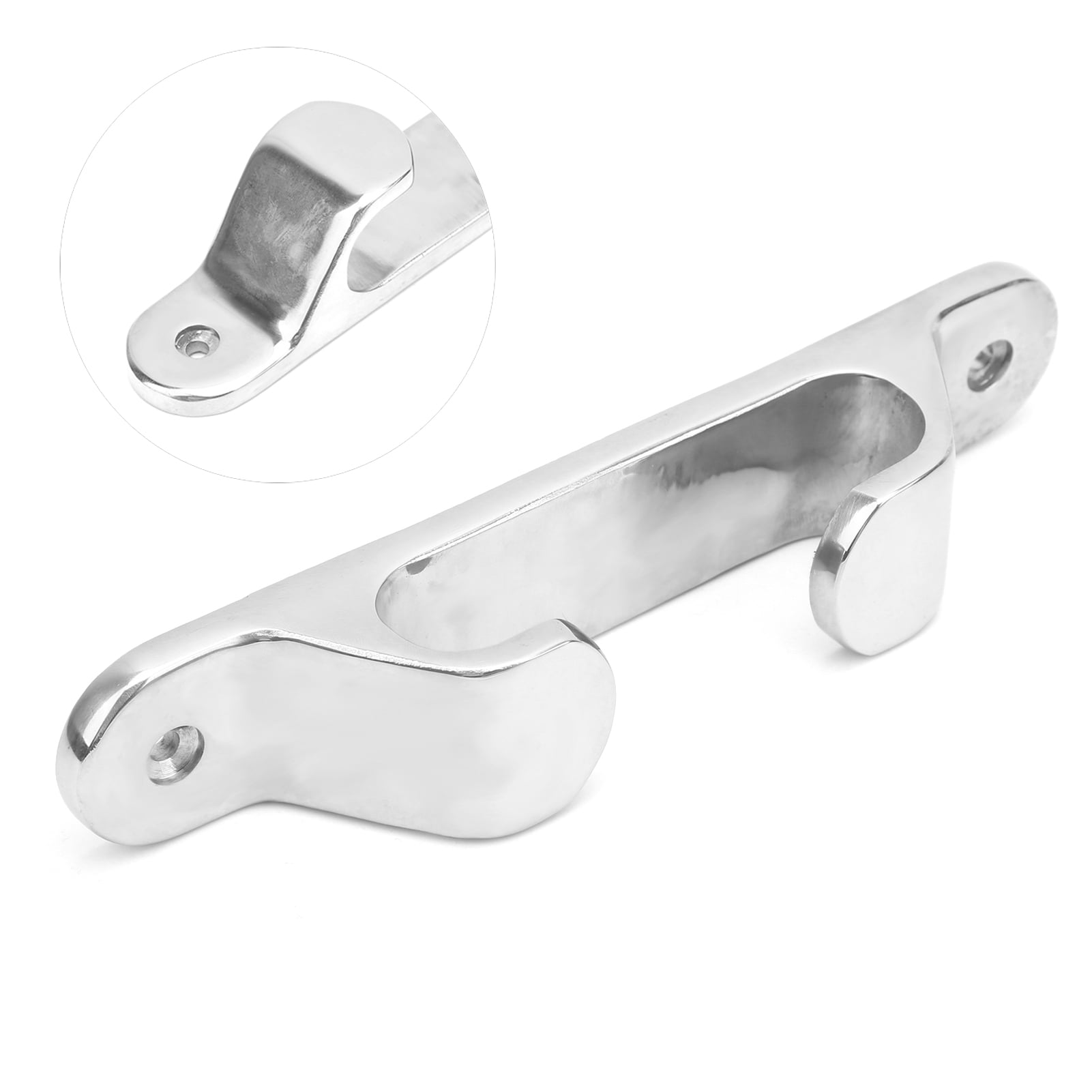 Boat Dock Deck 4.2" Triangle Bow Chock Fairlead Line Cleat Stainless Steel 