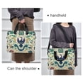 thumbnail image 6 of FORMRS 16" Laptop Bag Carrying Sleeve Case with Handle Travel Shoulder Briefcase, Green Animals Pattern, 6 of 8