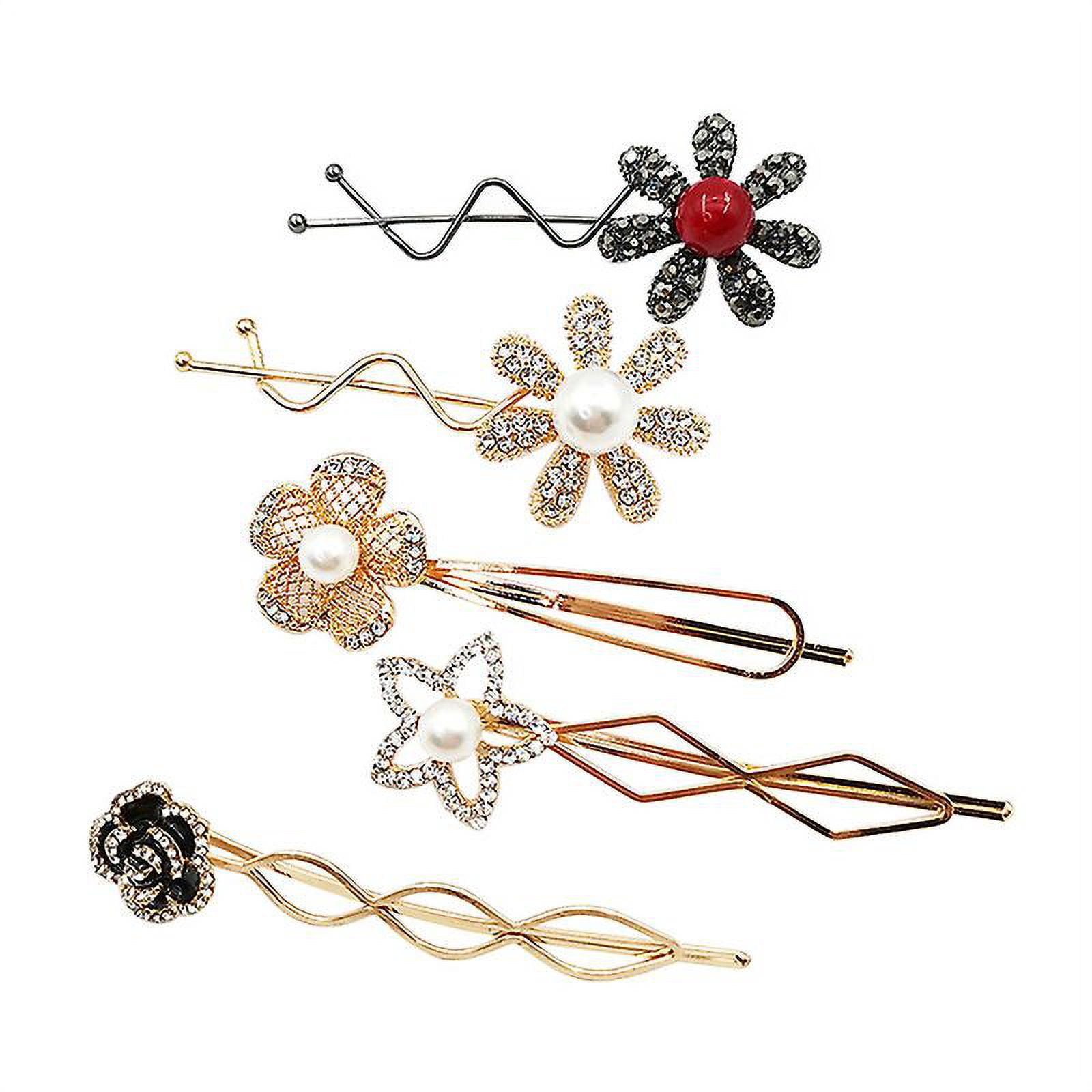 5pcs Pearl Hair Clip