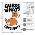 thumbnail image 3 of 2 Pcs Funny Kitchen Towels,Funny Kitchen Corgi Butt Microfiber Dish Towels,Kitchen Tea Towels,Kitchen Towel Set (18" X 26"), 3 of 3