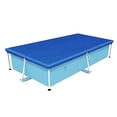 thumbnail image 3 of Bgsha Rectangular Swimming Pool Cover Frame Protective Tarpaulin Windproof Rainproof, 3 of 9