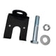 thumbnail image 4 of Colgador de pared para barra, soporte de almacenamiento de pesas para rack de sentadillas, hardware incluido, soporte de pared vertical portátil y negro con nailon, 4 of 8