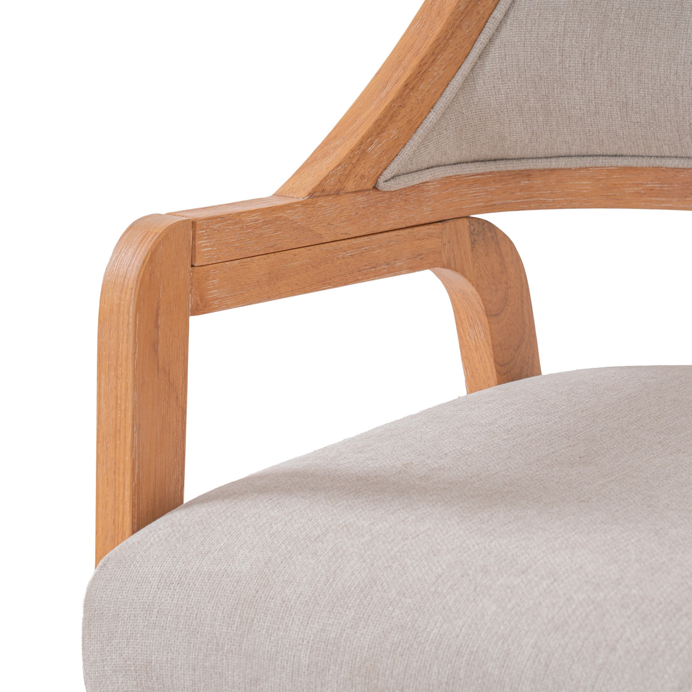 Christopher Knight Home Modern Upholstered Counter Stools, Rubberwood Frame, Natural, Set of 2