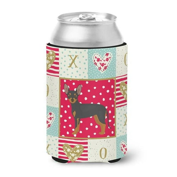 Carolines Treasures CK5884CC 12 oz Prague Ratter Love Can or Bottle Hugger