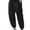 Black, variant on Men's Casual Pants Men's Fashion Casual Solid Color Thin Breathable Guard Pants Pocket Elastic Green M