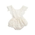 thumbnail image 1 of Gureui Baby Girl Cute Romper Lace Tutu Skirt Style V Neck Sleeveless Fashion Sweet Elastic Waistband Jumpsuit, 1 of 6