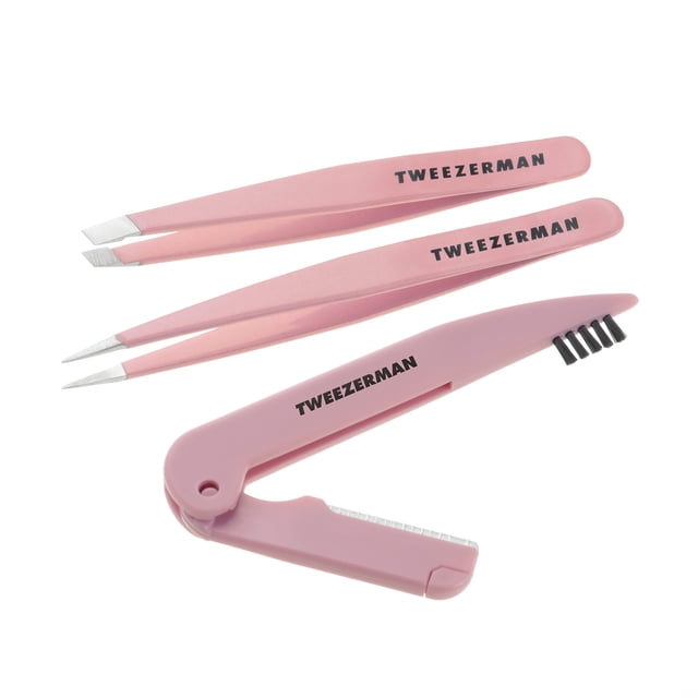 Set para esculpir cejas Tweezerman Exclusive Rose Tea