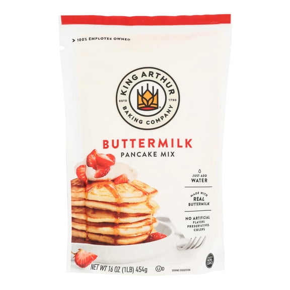 King Arthur Baking Company - Mix Butter Milk Pancake - 16 OZ, Case of 6