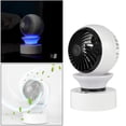 thumbnail image 1 of Ventilador de circulación de aire circulante con oscilación automática de 120  degree Ventilador de escritorio inalámbrico con luz de respiración 3 Negro BLESIY circulador de aire, 1 of 6