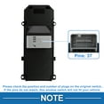 thumbnail image 4 of Interruptor de ventana eléctrica Unique Bargains No.35750T6LH01 para el lado del conductor delantero izquierdo para Honda Spirior 2015-2020 Negro, 4 of 7