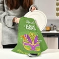 thumbnail image 6 of SKYSONIC Mardi Gras Kitchen Towel Set of 1,Super Soft Absorbent Hand Towel Tea Towel Tableware Cleaning Rag for Kitchen, Home, Hotel, Beach, Bathroom, Gym, 6 of 7