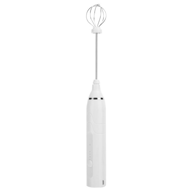 Egg Beater, Milk Frother, Easy To Switch Easy To Durable Mini Egg Beater, Practical For Baking Kitchen White