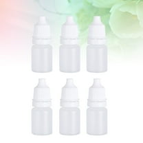 BRIGHTFUFU White Plastic Dropper Bottles for Eye Pieces 5ml Each Sealed Perfect for Storing