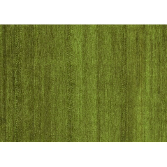 Ahgly Company Indoor Rectangle Abstract Green Modern Area Rugs, 5' x 8'