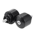 thumbnail image 2 of Par de Extremos de Barra Peso Del Extremo Puños Del Manillar 22 Mm Universal para CBR600RR CBR1000 - Carbon Fibra Fibra de carbon Yotijar Enchufe del extremo de la barra de la motocicleta, 2 of 6