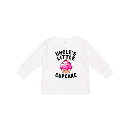

Inktastic Uncles Little Cupcake Girls Long Sleeve Toddler T-Shirt