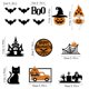 thumbnail image 2 of Decoraciones de bandeja escalonada de Halloween Sunloudy, centros de mesa de fantasma de calabaza para fiesta de casa embrujada Sunloudy  Decoraciones de bandejas de Halloween, 2 of 6