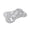 Gray, variant on Diatomite Stone Pet Feeding Mat for Dog & Cat, Absorbent Bone Shaped Non-Slip Dog Food Mat