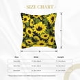 thumbnail image 4 of Bingfone Decorative Pillow Covers 20"X20" Sunflowers In Vintage Couch Pillow Cases Modern Farmhouse Covers For Couch Sofa Bed, 4 of 9