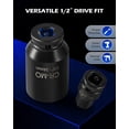 thumbnail image 4 of Orion Motor Tech 8pc Axle Nut Socket Set, 1/2 in Drive Metric 12 Point CR-MO Axle Nut Impact Socket Set, Extra-Deep Spindle Axle Nut Sockets with Stor, 4 of 7
