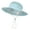 Light Blue, variant on Toddler Boy Hat 3t Wide Brim Solid Color Adjustable Funny Caps with Chin Strap Breathable Mesh Pool Hat for Baby Little Girls Boys Outdoor Pink M
