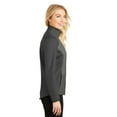 thumbnail image 3 of Port Authority Ladies Hybrid Soft Shell Jacket-2XL (Smoke Grey/ Grey Steel), 3 of 6