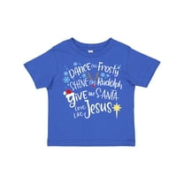 Inktastic Dance Like Frosty, Shine Like Rudolph, Give Like Santa Boys or Girls Toddler T-Shirt