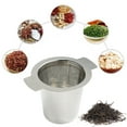 thumbnail image 1 of XYAIYT Stainless Steel Mesh Tea Infuser Strainer Multi Purpose Kitchen Tool with Lid Suit for Filtering Tea Coffee and Particles Easy to Clean High Density Long Lasting Design, 1 of 8