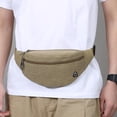 thumbnail image 6 of Sling Bag Men Crossbody Women,Fanny Pack for Men & Women,Fashion Waist Packs with Adjustable Belt,Casual Bag for Travel Hiking Sports Running(Khaki), 6 of 6