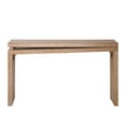 thumbnail image 4 of GDF Studio 52.6" Rustic Wood Console Table with Bead Detail, Natural Finish, 4 of 9
