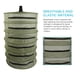 thumbnail image 2 of Bewildely Estante de secado de hierbas, red de 4/6 capas, secador de hierbas, estante colgante de malla negra con cremallera Jardín y Patio Numero 5 Bewildely HA026283-05, 2 of 6