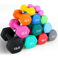 thumbnail image 5 of BalanceFrom Neoprene Coated Dumbbells, 10 lb Pair, 5 of 5