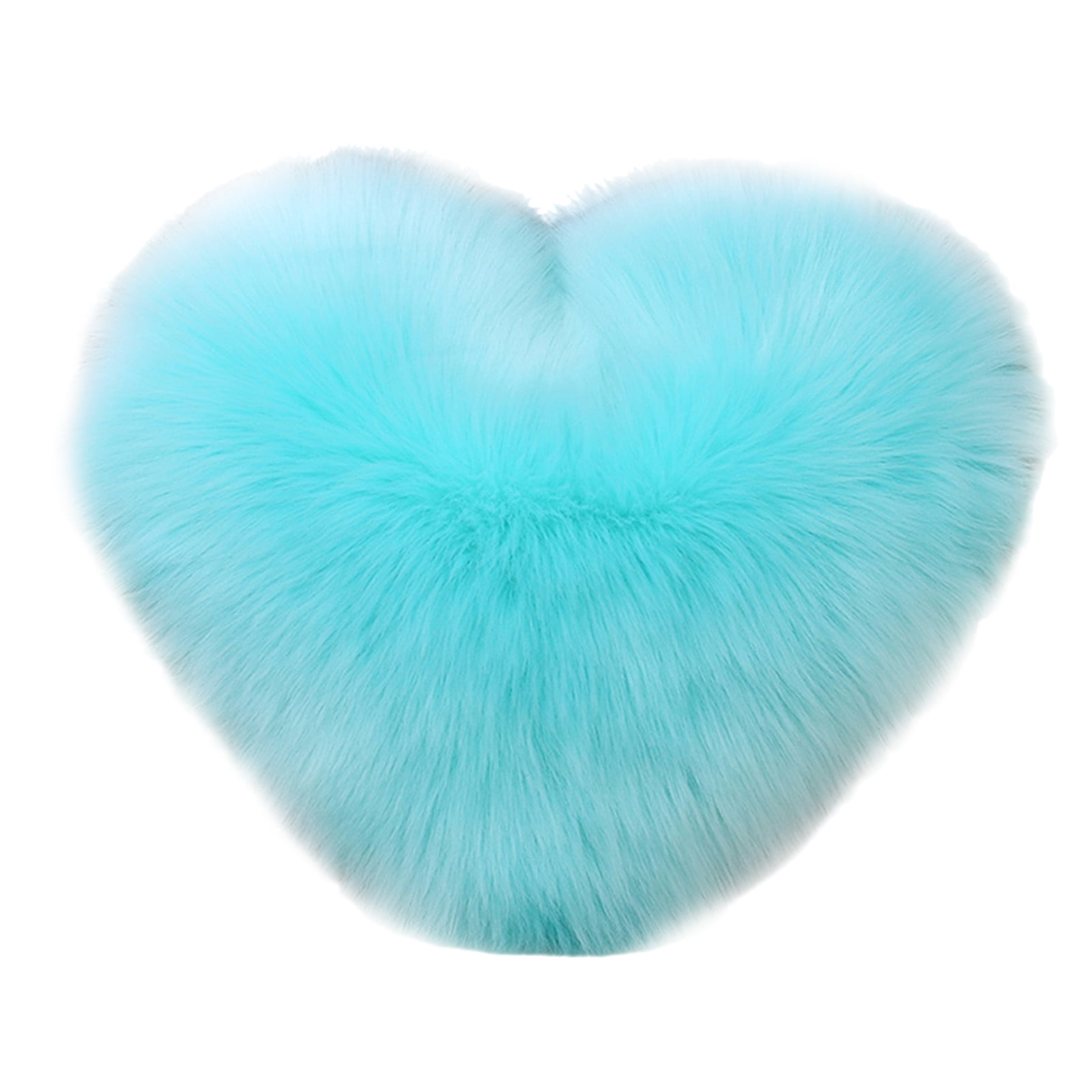 naioewe Fluffy Heart Pillow, Heart Shaped Pillows Decorative Pillow