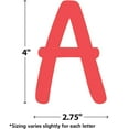 thumbnail image 2 of Teacher Created Resources Melon Red 4" Modern Classic Letters Combo Pack, 257 Per Pack, 2 Packs, 2 of 2