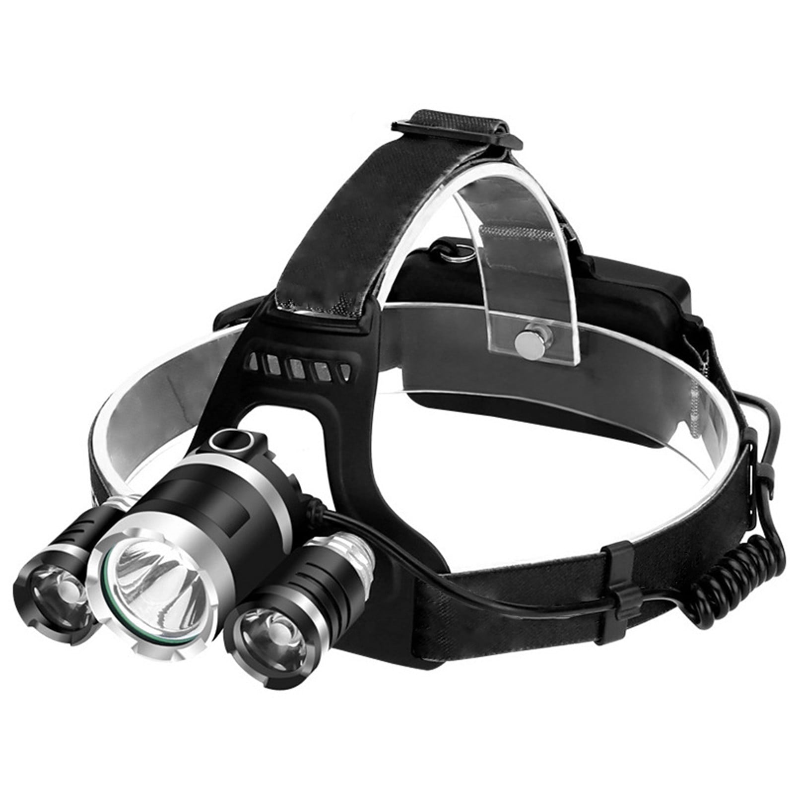 50000LM XM-L T6 Zoomable Headlamp  LED Flashlight 18650 Camping Headlight Torch 