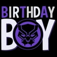 thumbnail image 2 of Boy's Marvel Birthday Boy Panther  Graphic Tee Black Large, 2 of 5