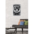 thumbnail image 5 of NBA Brooklyn Nets - Maximalist Logo 23 Wall Poster, 14.725" x 22.375" Framed, 5 of 5