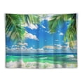 thumbnail image 5 of Orinice Palm Trees Beach Scene Blue Sky Tapestry Wall Hanging Unique Style for Home Wall Decor Art Living Room Bedroom Apartment Farmhouse Dorm 50x40inch, 5 of 6