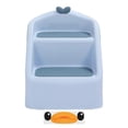 thumbnail image 1 of 3 In 1 Toilet Potty Training Stool Slip Proof Folding 2 Step Sink Toilet Stool for Baby Bathroom Blue, 1 of 4