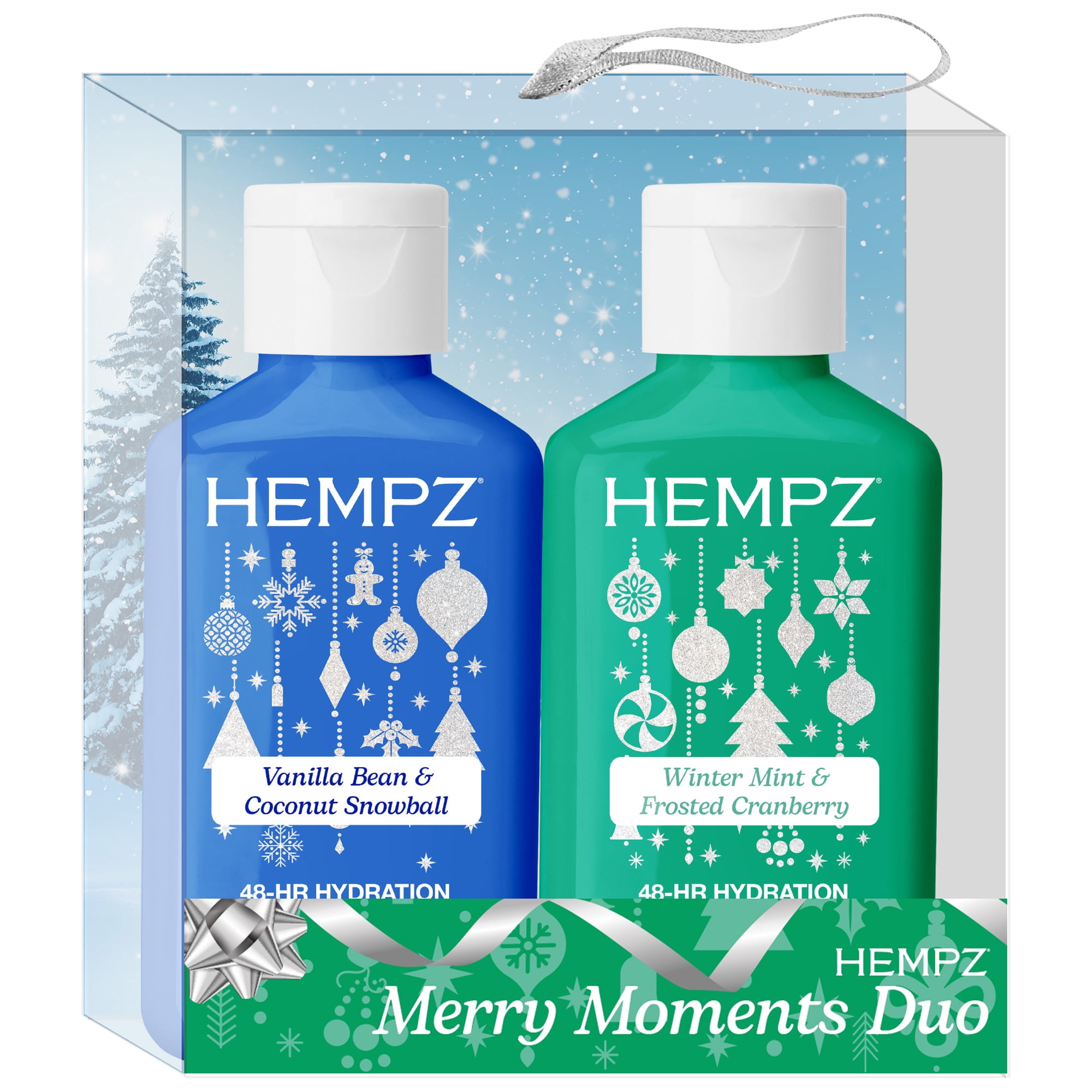 Hempz Limited-Edition Merry Moments Moisturizing Mini Body Lotion Gift Set, 2.25 Fl Oz Each