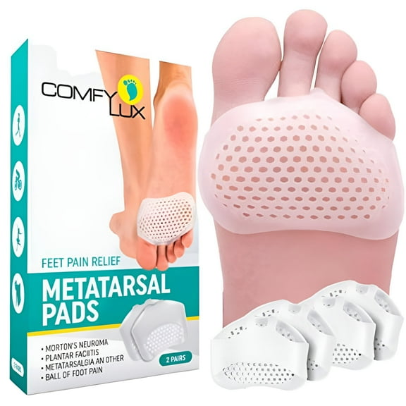 XIRQI Metatarsal Pads Ball of Foot Cushions Metatarsal Pads for Women | Metatarsal Pads for Men | Ball of Foot Pads Metatarsalgia Pain Relief | Mortons Neuroma Callus Forefoot Pad Insoles for Women