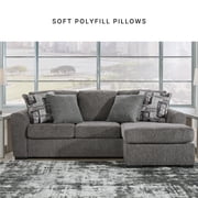 Signature Design by Ashley Gardiner Pewter Sofa Chaise