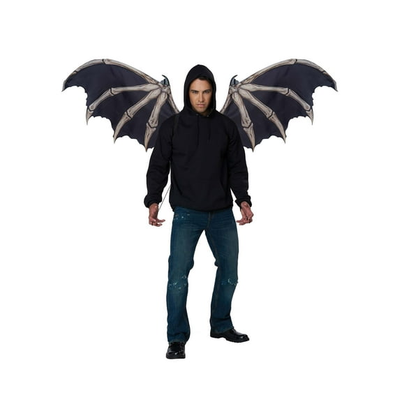 Skeleton Bone Costume Wings | One Size Fits Most