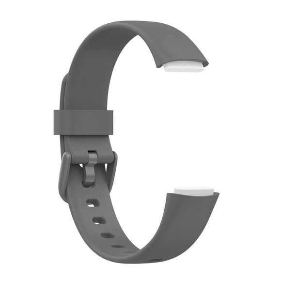 Sport Silicone Replacement Smart Watch Band Sweatproof Waterproof Wristband Watchbands Fitness Straps Compatible for Fitbit Luxe Gray